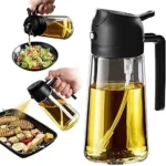 TrendPlain 16oz/470ml Glass Olive Oil Sprayer for Cooking